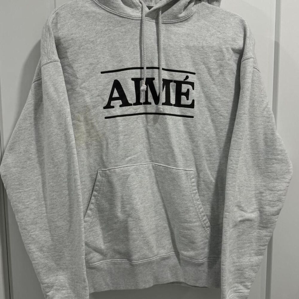 Aime-leon-dore Men's Grey Hoodie